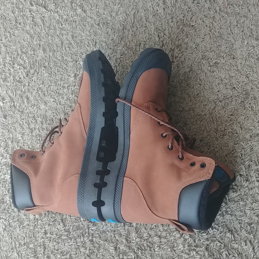 Palladium Milk Chocolate Boots - Picture 6 of 9